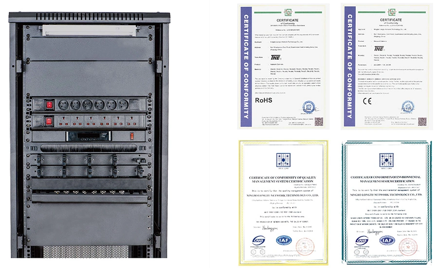 Tn-007b Single Section Wall Mount Network Cabinet with Flat Packing Structure