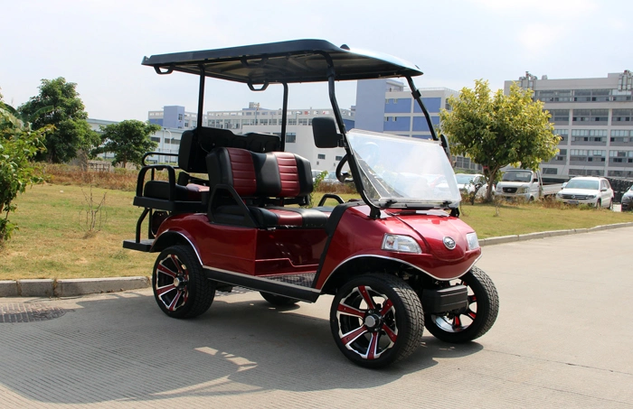 Factory Sales Fast Charging 4 Seater Electric Golf Cart with Lithium Battery