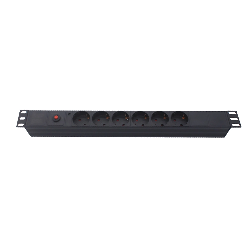 1u 19" Rack Mount 8 Way French Standard 8 Ports Euro PDU